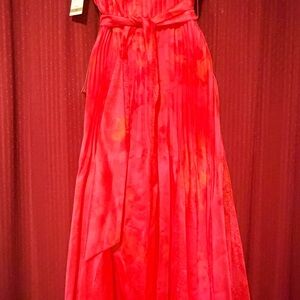Vibrant Red Maxi Dress